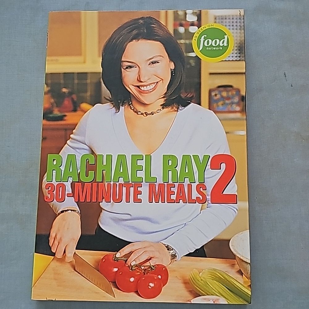 Rachael Ray 30- minute meals 2 soft cover cookbook